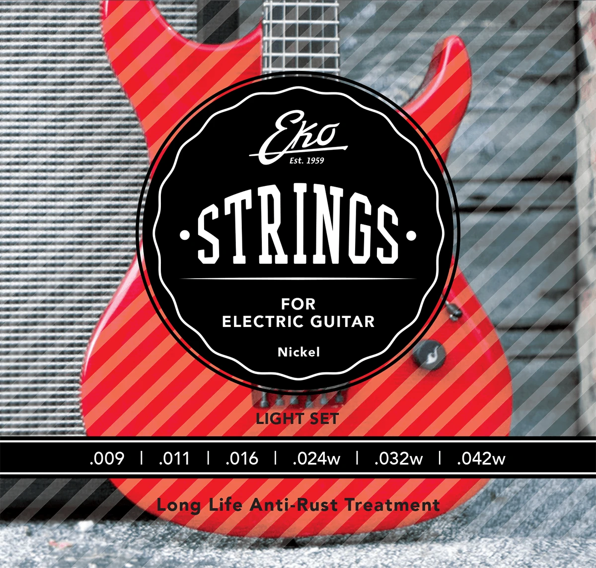 EKO Strings E-Gitarre extra light 9-42 Nickel